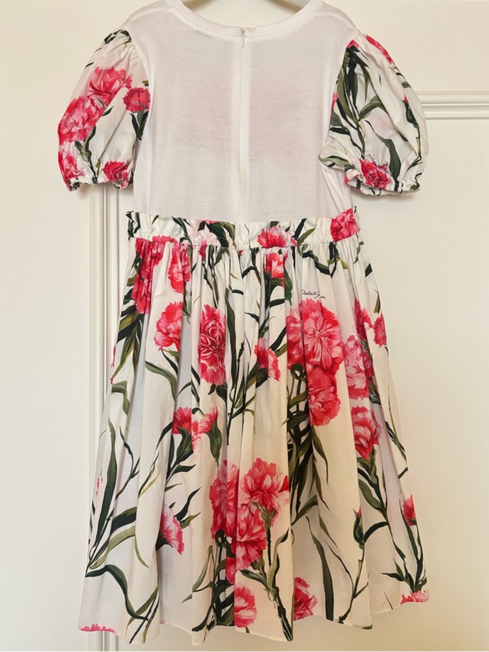 Dolce & Gabanna Kids Carnation Print Dress - Picture 7 of 16
